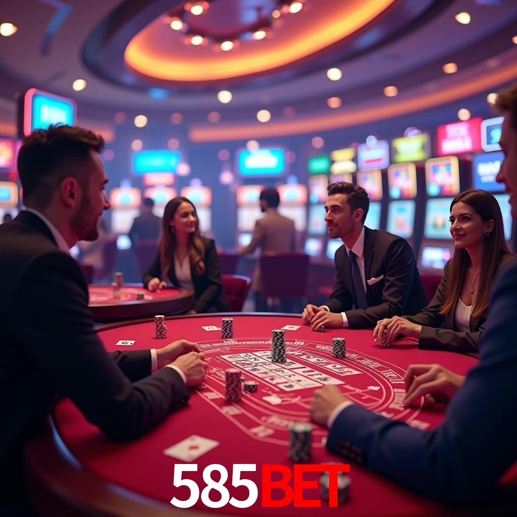 Interface do App 585bet